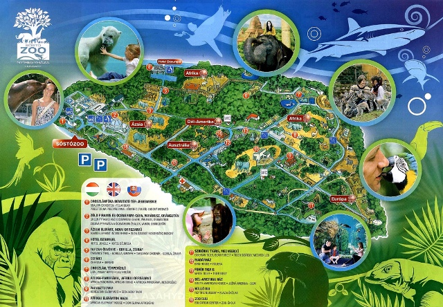 карта зоопарка
