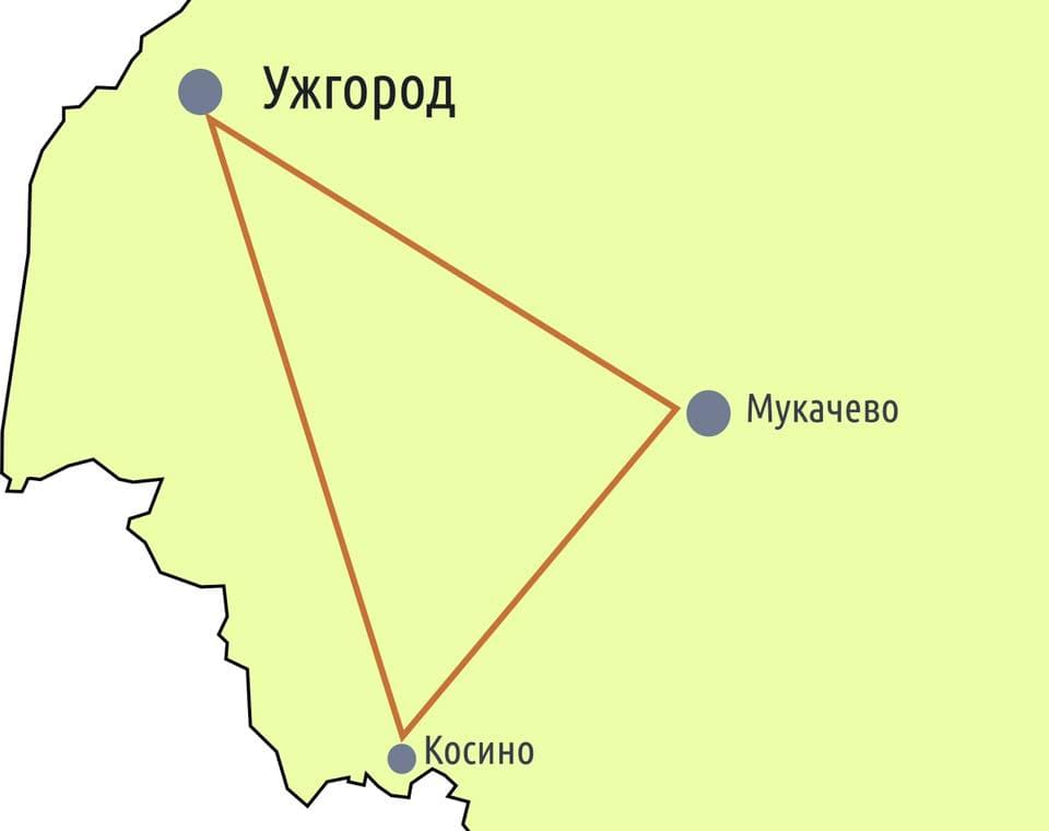 Туристичний маршрут: Срібний трикутник Закарпаття