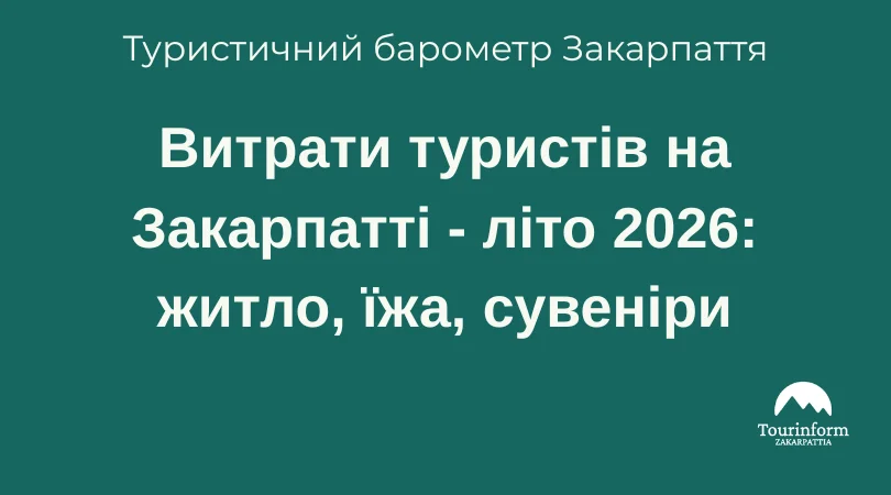 Витрати туристів на Закарпатті: аналіз літа 2026