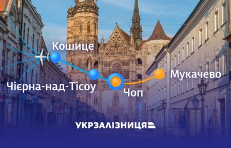 Укрзалізниця відновлює поїзд Мукачево - Кошице з 11 грудня 2022 року, це буде регулярний щоденний залізничний рейс, через станцію Чоп.