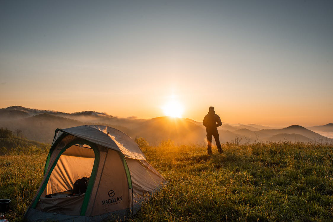 Как выбрать место для палатки в горах?